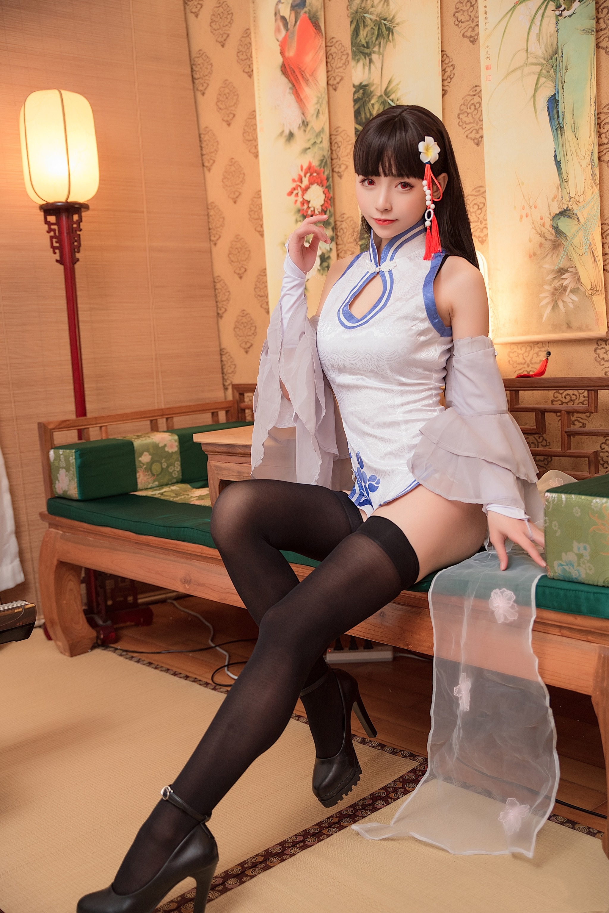 大大卷卷小卷 - NO.003 黑丝旗袍 [8P]-XikXak